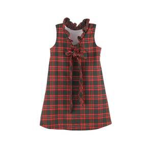 NEW GABBY girls blair plaid dress in red